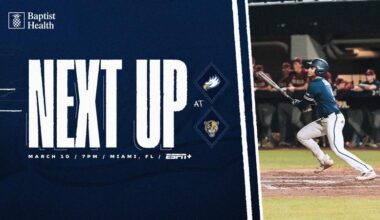 Baseball Hosts Florida Gulf Coast in Midweek Matchup