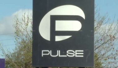 Work begins to take down sign outside Pulse