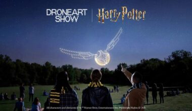 DroneArt Show: Harry Potter™ Lights Up Miami