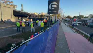 Pulse Nightclub Memorial: Crews start removing sign for preservation