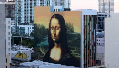 Miami is now home to one of the largest outdoor murals of the Mona Lisa in the world