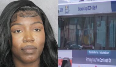 Police arrest woman in connection with stabbing at Fort Lauderdale bus stop