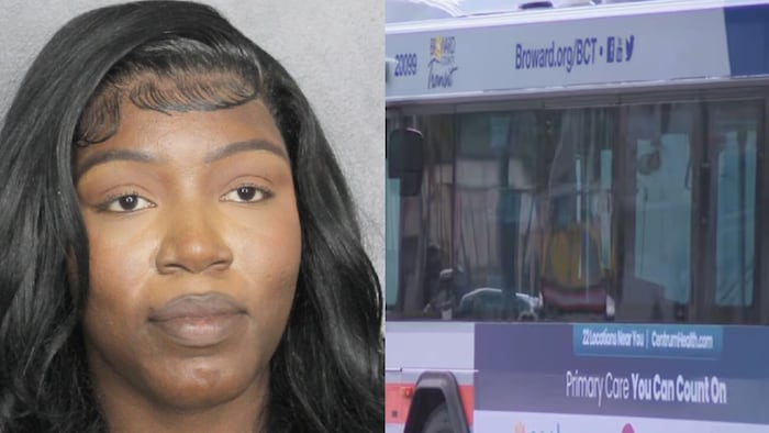 Police arrest woman in connection with stabbing at Fort Lauderdale bus stop