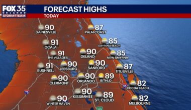 Orlando weather: Near-record heat continues; storms then cooldown ahead