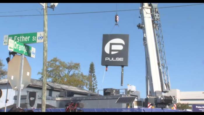 Pulse Orlando signs comes down as city prepares to demolish the nightclub