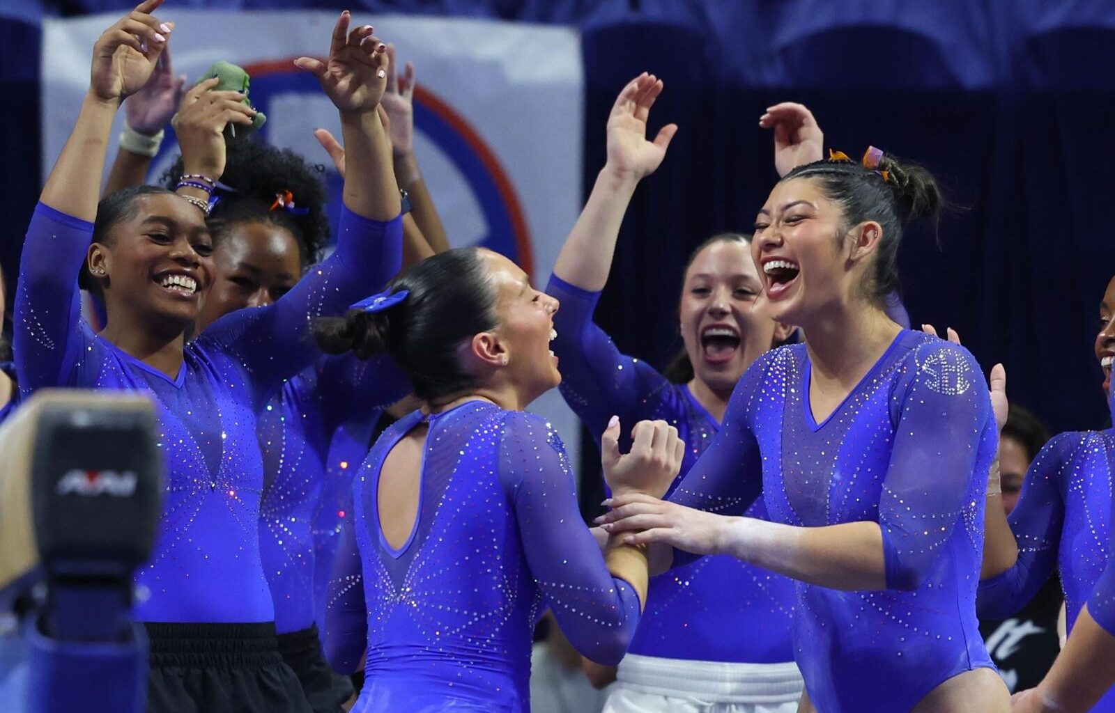 during the Gators' meet against the LSU Tigers on Sunday, March 8, 2026 at Exactech Arena at the Stephen C. O'Connell Center in Gainesville, FL / UAA Communications photo by Hannah White