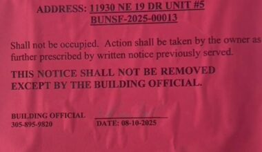 North Miami residents say they are being forced to move out after their building was deemed unsafe by the city