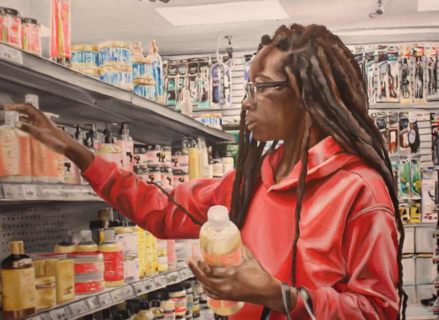 'Seat at the Table' is among the realist paintings chosen by juror Tim Jaeger for this year's All Florida Exhibition.