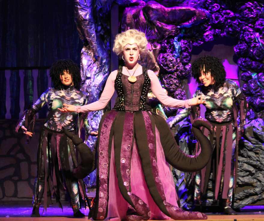 Bishop Verot borrowed Ursula's tentacled costume from Fort Myers Theatre.