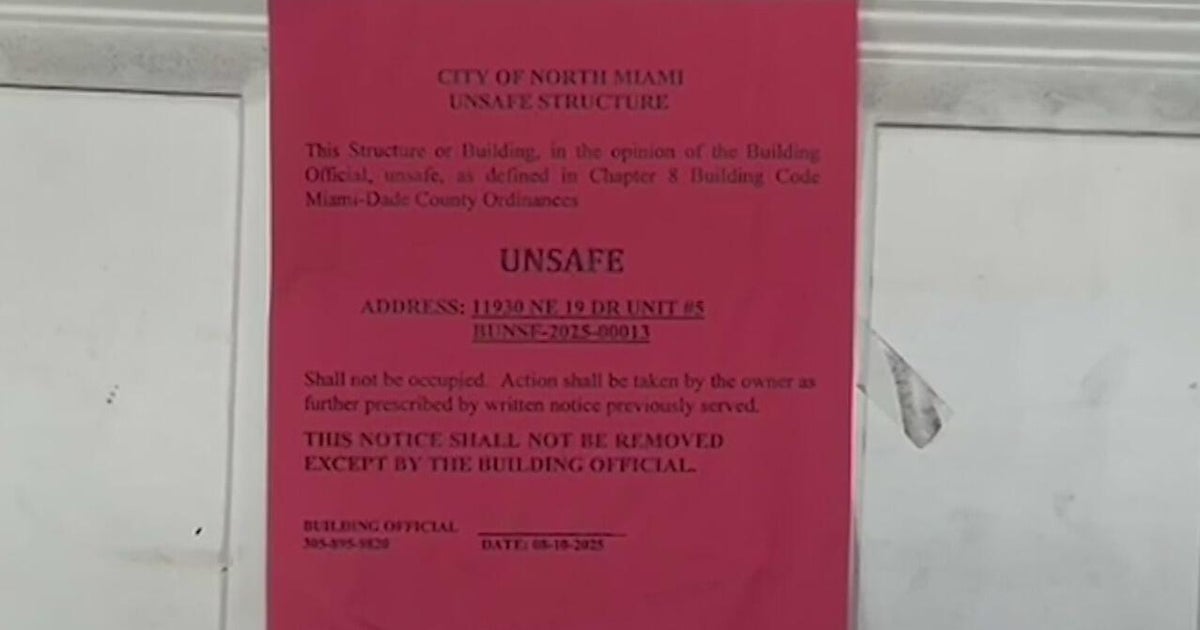 City of North Miami speaks out after residents were forced to move after their apartment building was deemed unsafe