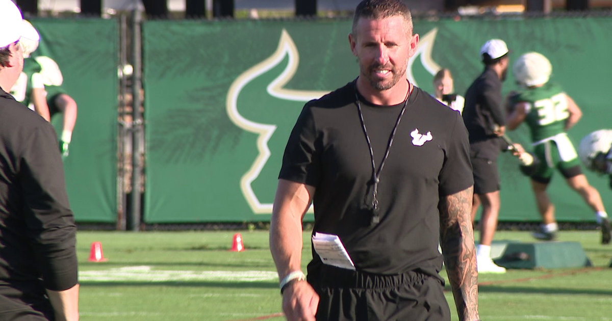 Brian Hartline loses voice after first spring practice at USF