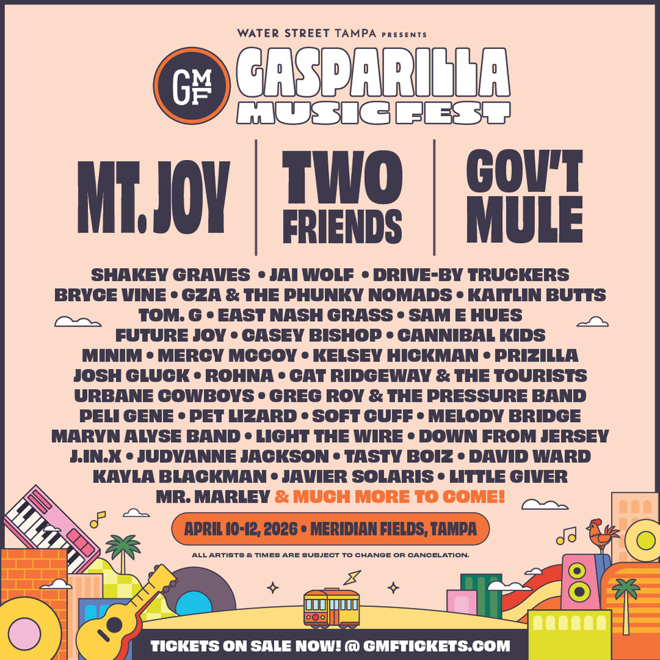 Gasparilla Music Festival Announces 2026 Lineup