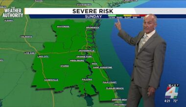 Weather Authority Weekend Forecast, Showers with storms return on Sunday