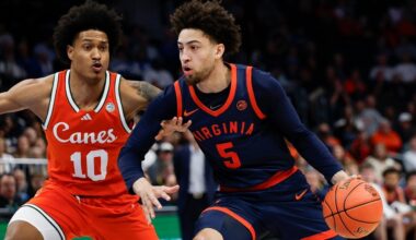 No. 10 Virginia rolls past Miami 84-62 to advance to ACC Tournament title game