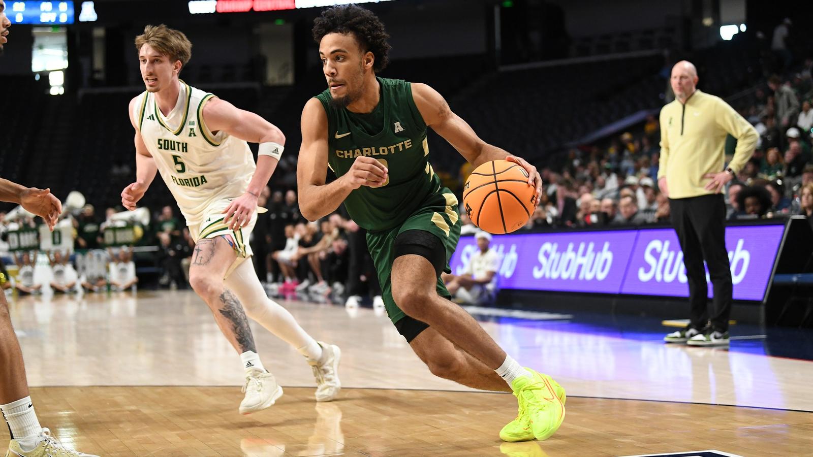 Dezayne Mingo and Raul Villar celebrate Charlotte's win