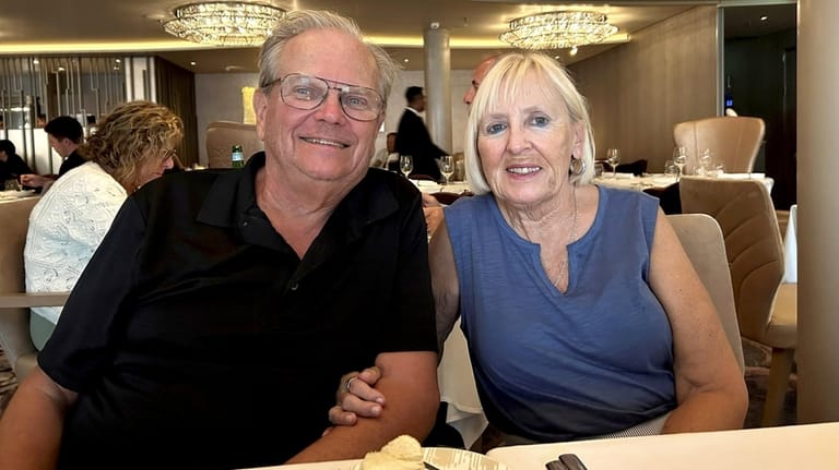 Bob Novak and his wife, Cathy, who moved from Brightwaters...