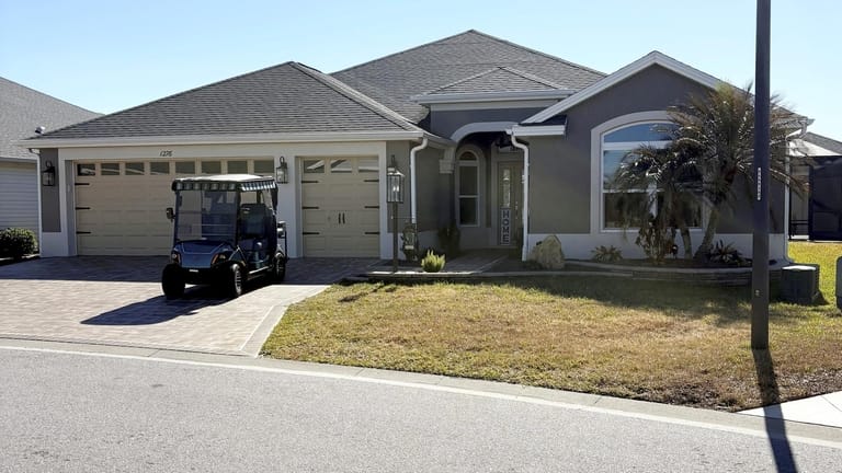 Jim and Christine Delahanty's 2,100-square-foot home in The Villages.