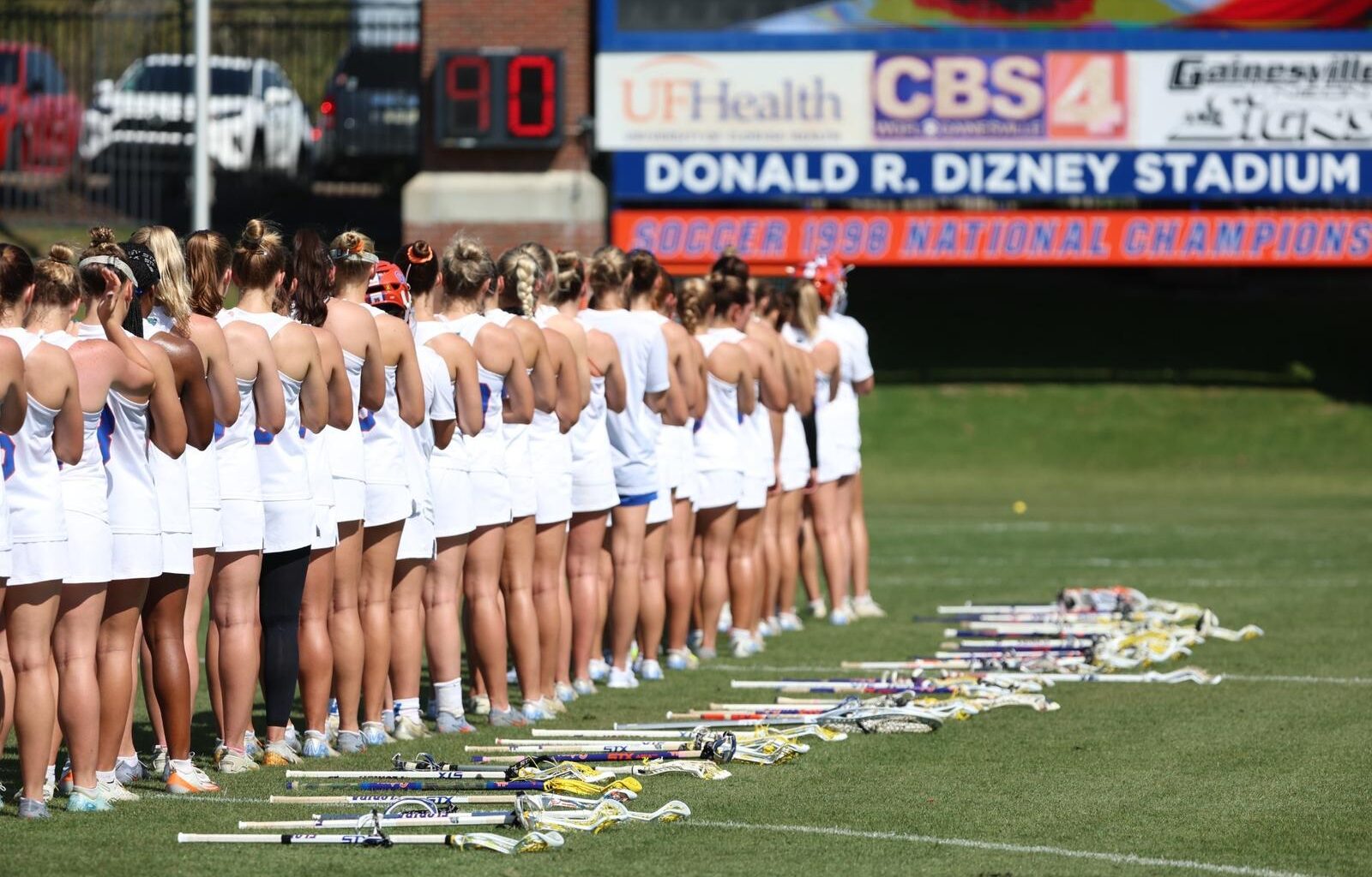 Gators Bench Celebrates Against Kennesaw State