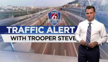 Trooper Steve has your Tuesday evening traffic alert
