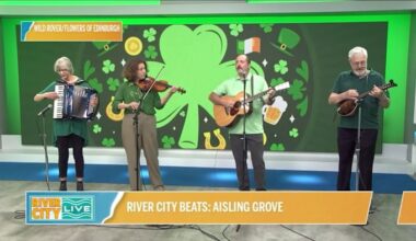 Aisling Grove joins River City Live to celebrate St. Patrick’s Day