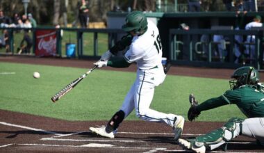 South Florida Baseball 10-Run Rules Jacksonville at Home