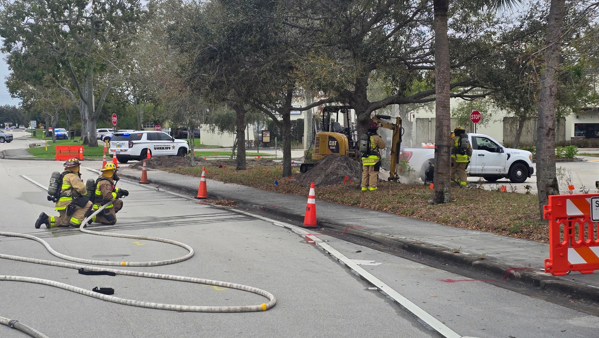 Gas leak leads to evacuations, road closures in Florida