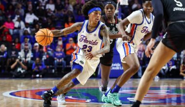 Liv McGill drives against Mississsippi State