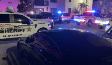 Florida law enforcement takes person into custody