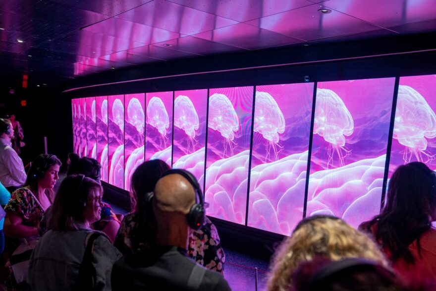 Attendees enjoy tech on display 