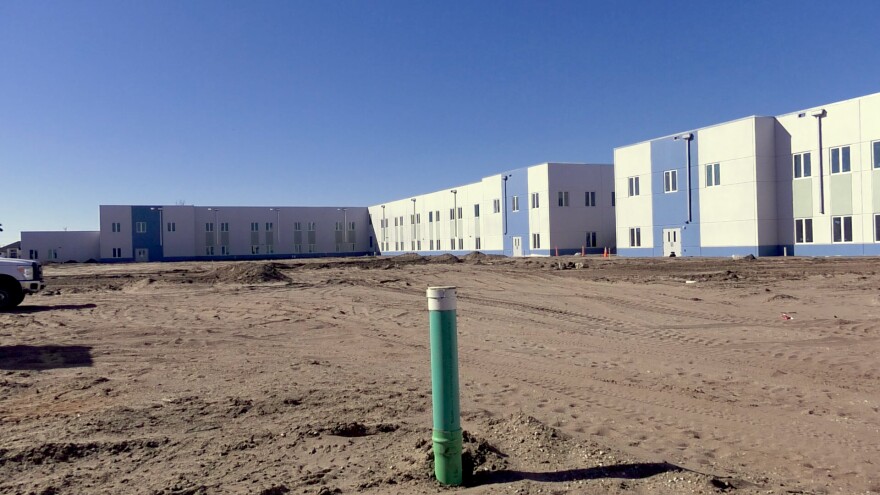 Hector Cafferata Elementary School was heavily damaged by Hurricane Ian in 2022. Students have been attending class at Cape Tech while the new building is under construction.