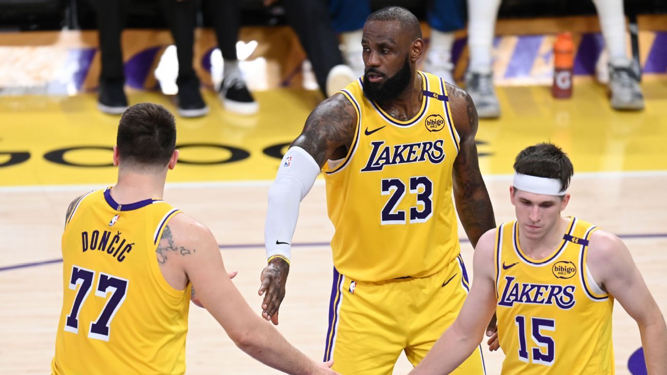 Lakers' LeBron James, Luka Doncic available vs. Heat