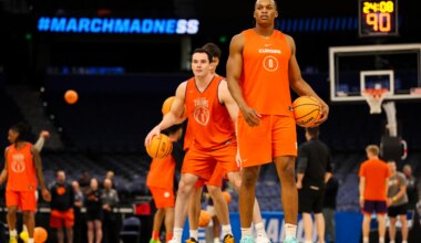 Clemson basketball photos as Tigers hit Tampa for NCAA Tournament