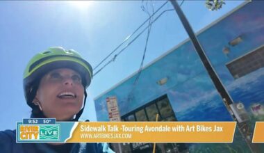 Sidewalk Talk-Touring Avondale with Art Bikes Jax