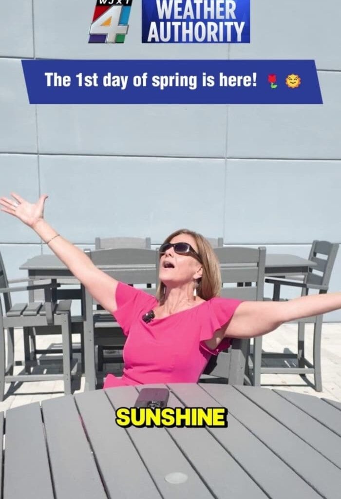 The first day of spring is here! Michelle gives a look at the temperatures into the weekend