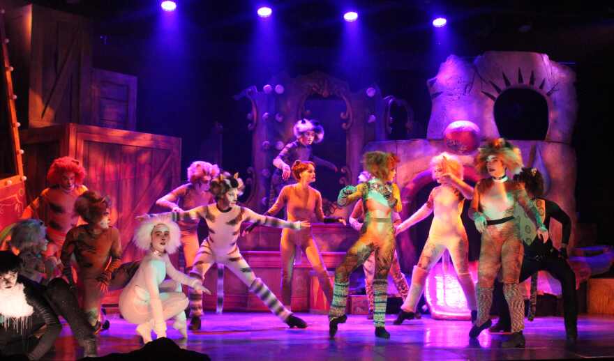 Scene from Broadway Palm Dinner Theatre's production of Andrew Lloyd Webber's 'CATS.'