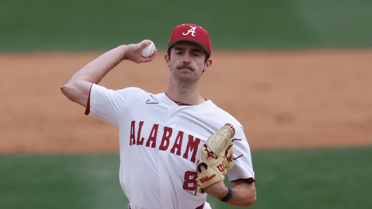 Alabama's Tyler Fay pitches no-hitter against Florida