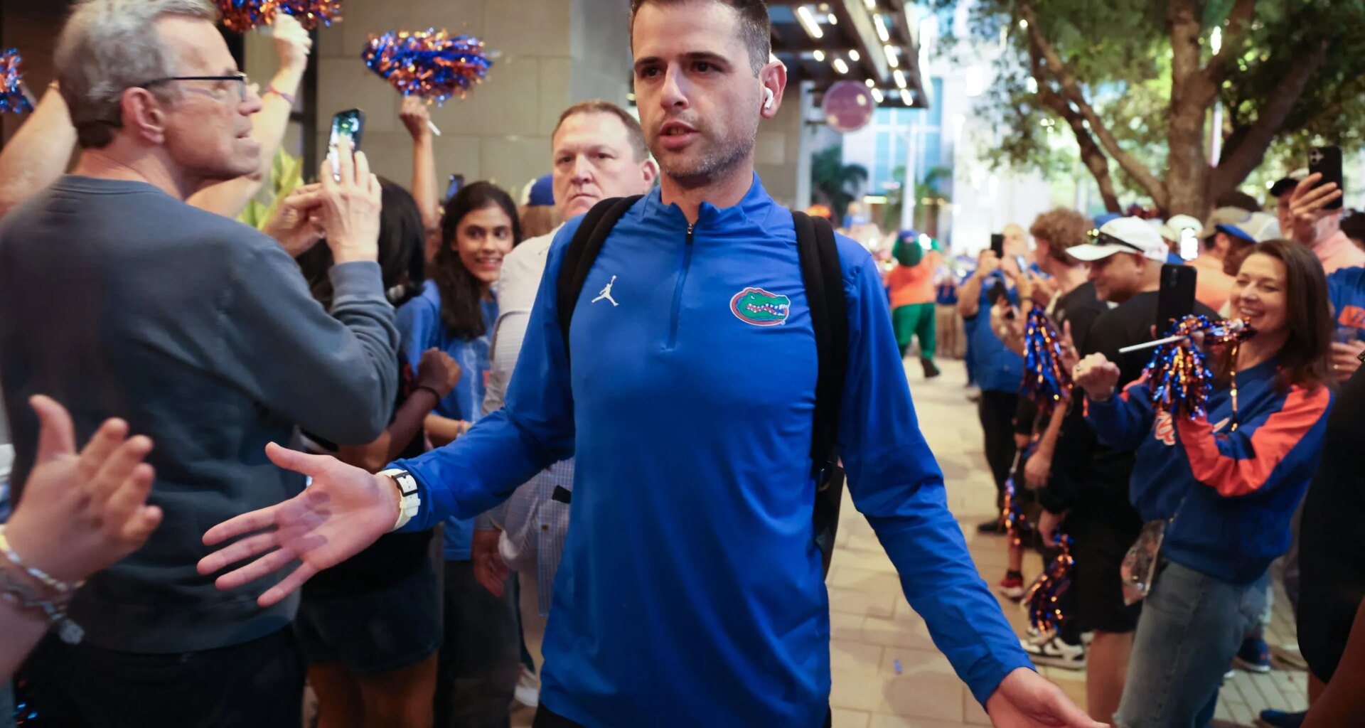 Florida arrives at NCAA Tournament for first round game