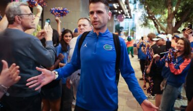Florida arrives at NCAA Tournament for first round game