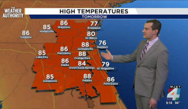 Meteorologist Chris Holtzman has your Saturday evening forecast