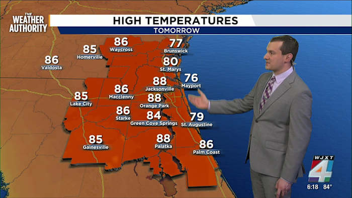Meteorologist Chris Holtzman has your Saturday evening forecast