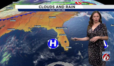 Warm & dry Sunday, before changes arrive midweek