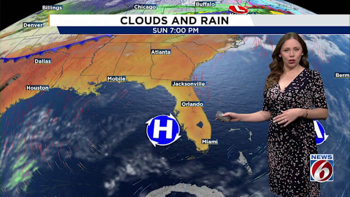 Warm & dry Sunday, before changes arrive midweek