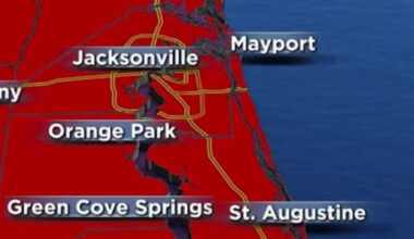 Another dry day in Northeast Florida. Here's a Monday weather update.