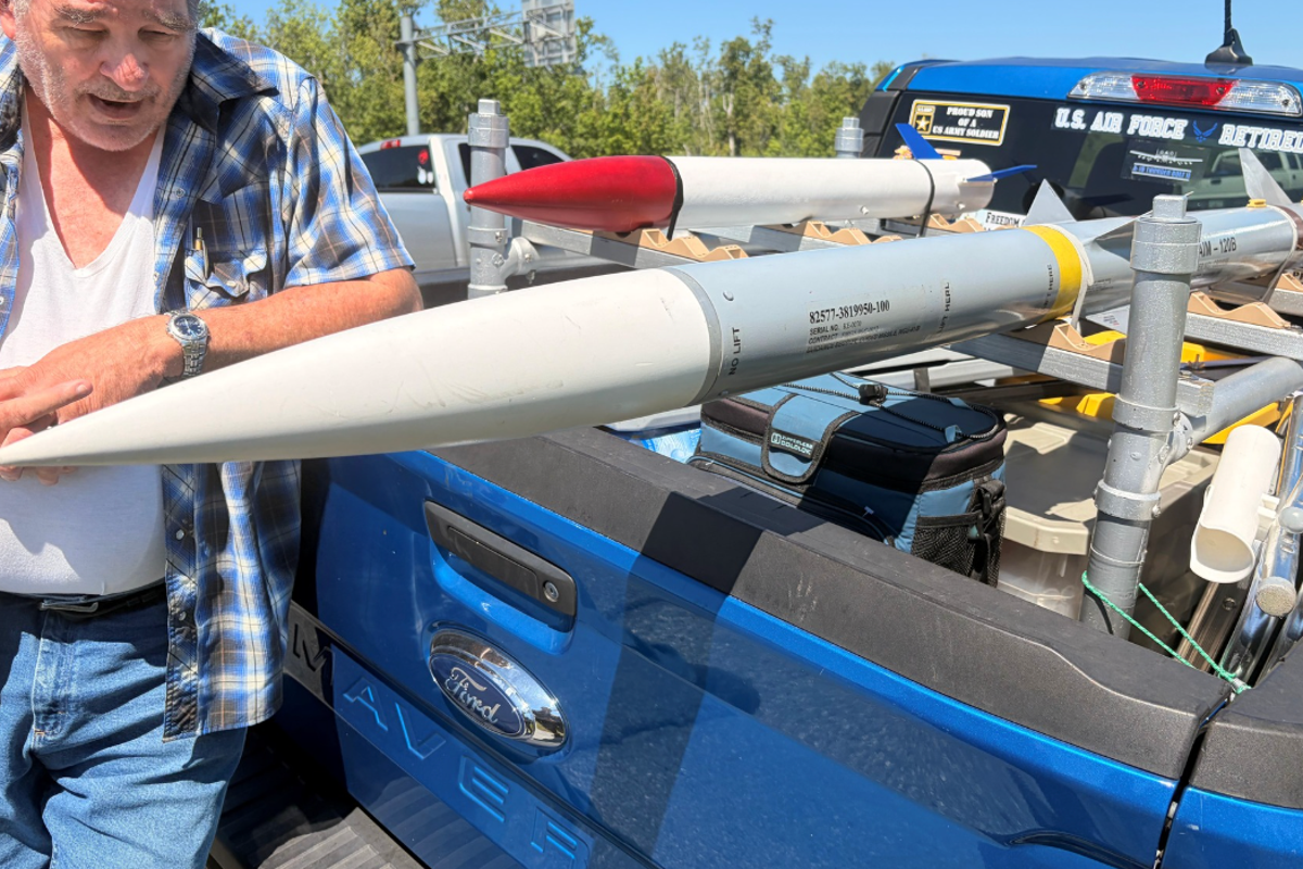 Florida man pulled over after drivers spot him driving ‘with missiles mounted’ on his truck