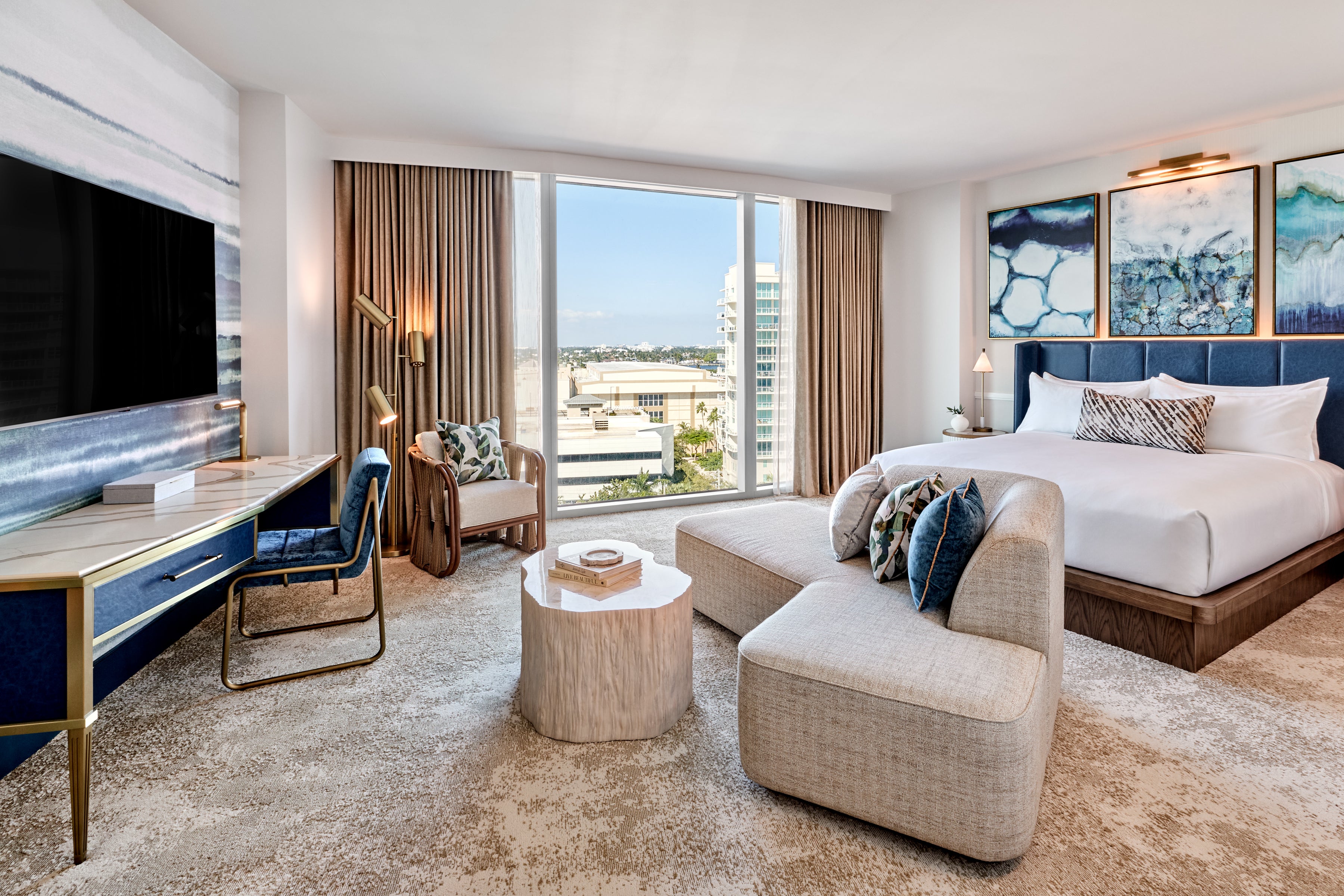 Omni Fort Lauderdale Hotel has over 800 luxury rooms and offers stunning views