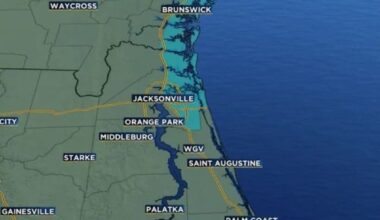 Powerful winds, worsening drought threaten Jacksonville area