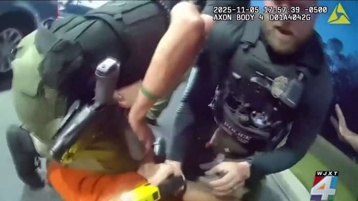Viral body-camera video shows Jacksonville man being punched in face by officer