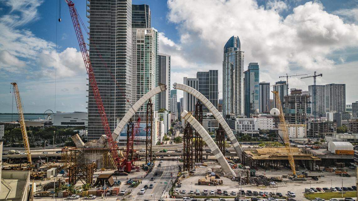 FDOT halts work after Monday fatal fall at I-395 Miami site