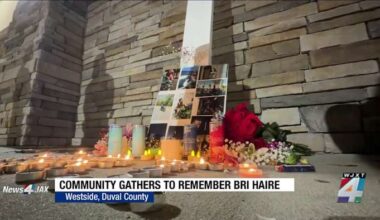 Friends and family gather to remember 19-year-old who died in motorcycle crash on the Buckman Bridge