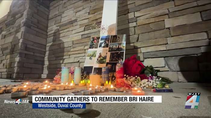 Friends and family gather to remember 19-year-old who died in motorcycle crash on the Buckman Bridge